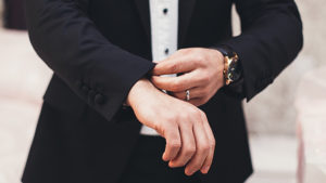 Professional preparing for interview